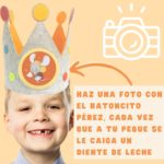Corona de fieltro para cumpleaños con ilustraciones