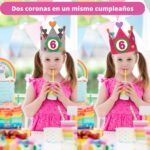 Corona para cumpleaños reversible   con números del 0-9