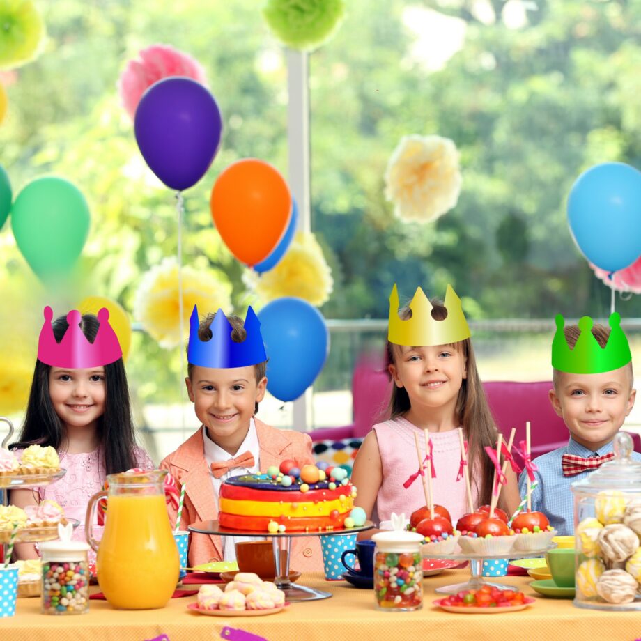 Coronas para cumpleaños o fiestas infantiles. Corona estilo círculo
