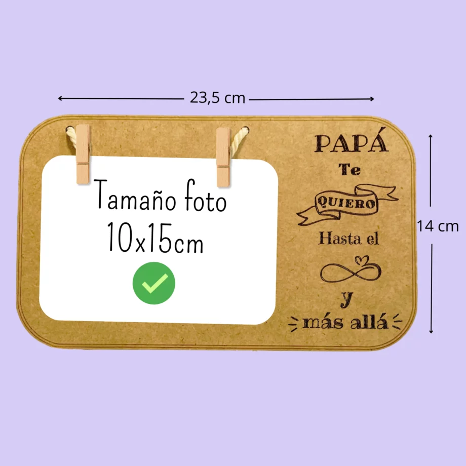 Regalo día del padre | Marco de fotos para PAPÁ