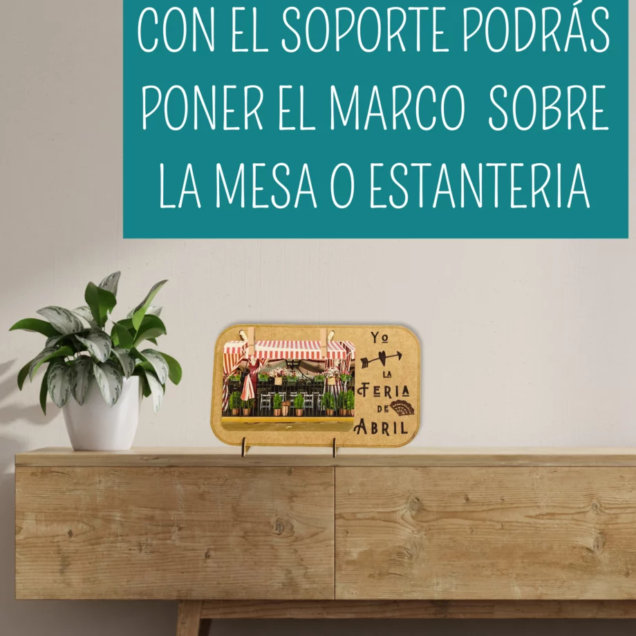 Marco de fotos "Yo amo la Feria de Abril"