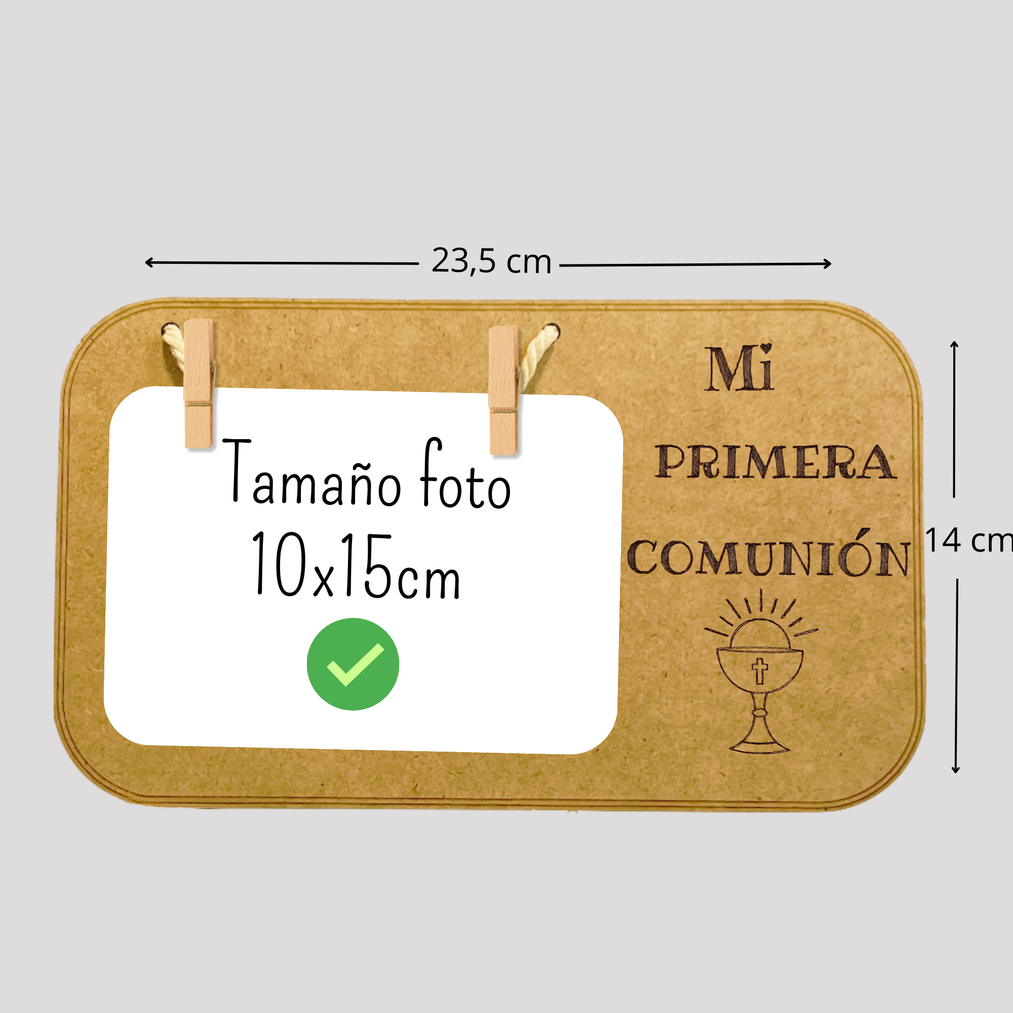 Marco de fotos original  "Mi Primera Comunión"