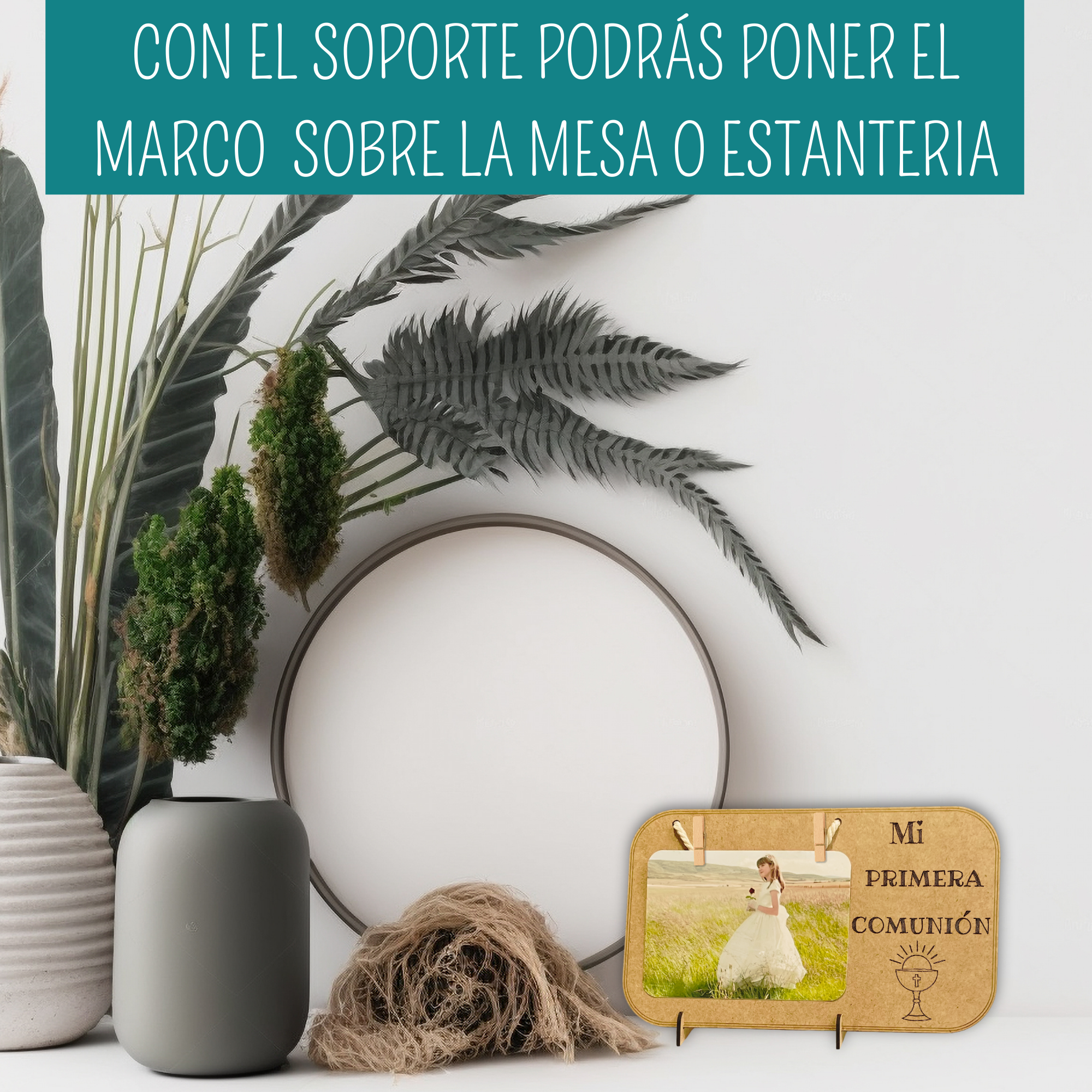 Marco de fotos original  "Mi Primera Comunión"