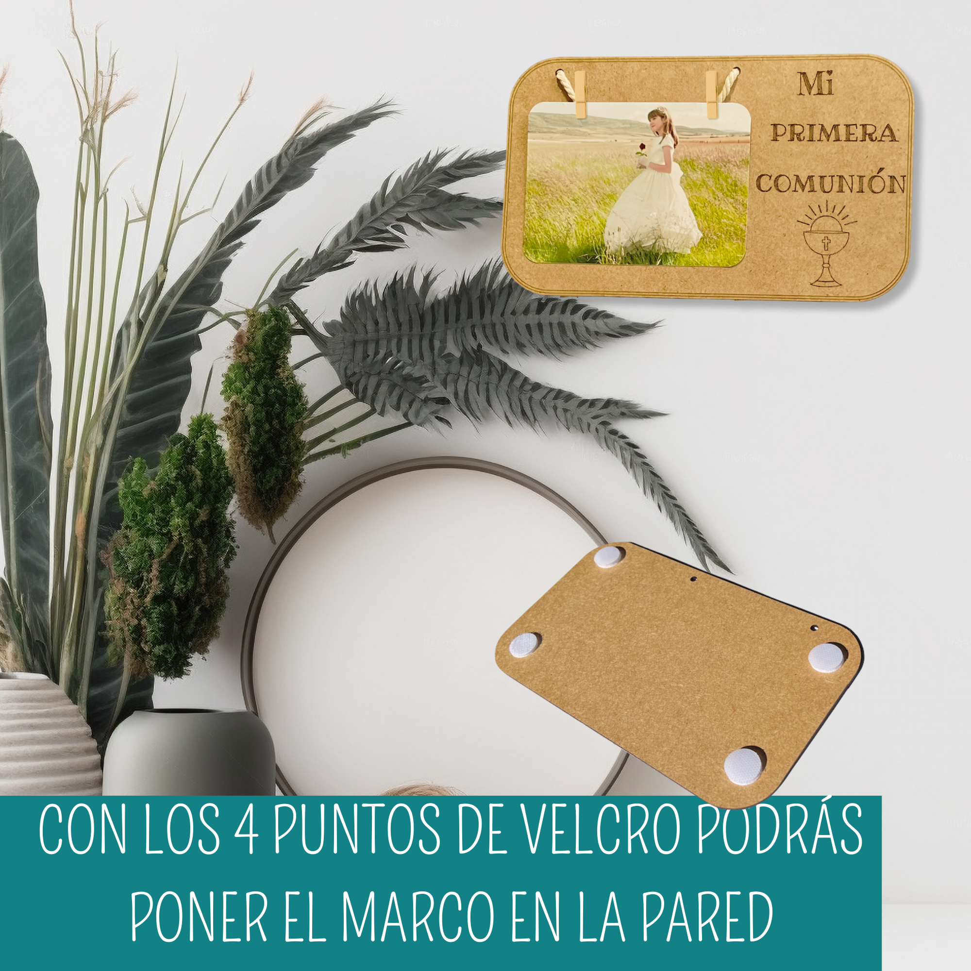 Marco de fotos original  "Mi Primera Comunión"