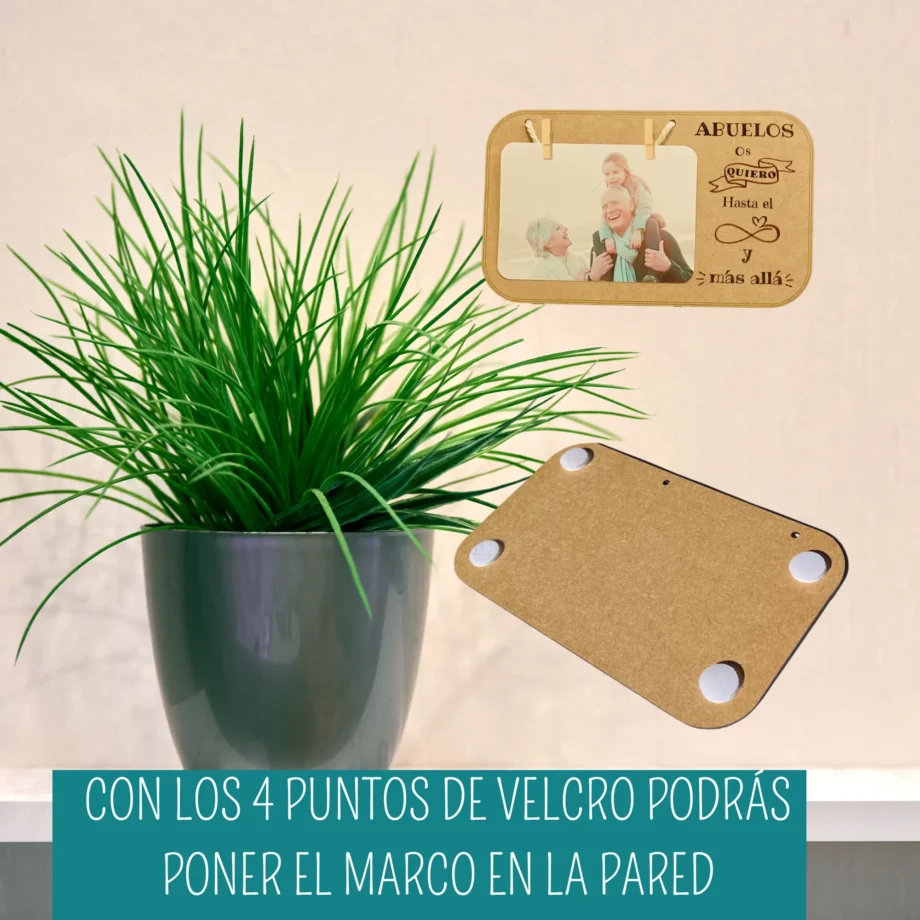 Marcos de fotos "Abuelos os quiero hasta el Infinito y más allá"