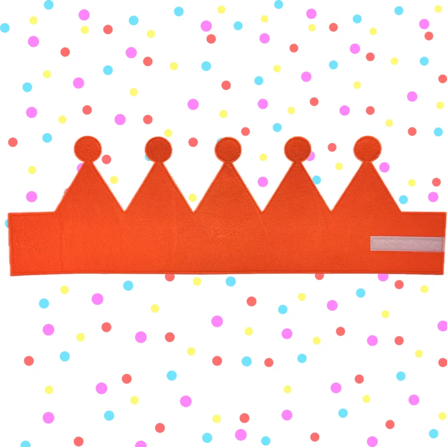 Corona para cumpleaños con números de 1 al 9