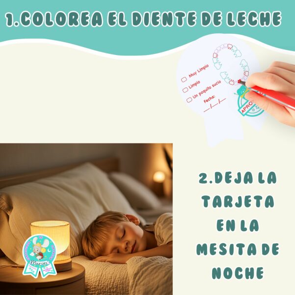 niño durmiendo con certificado ratoncito perez