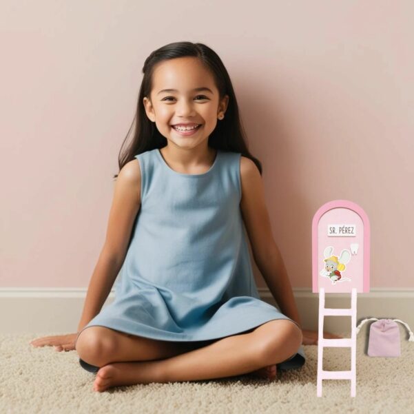 puerta raton perez regalo niña decoracion infantil