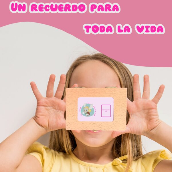 niña caja dientes leche ratoncito perez