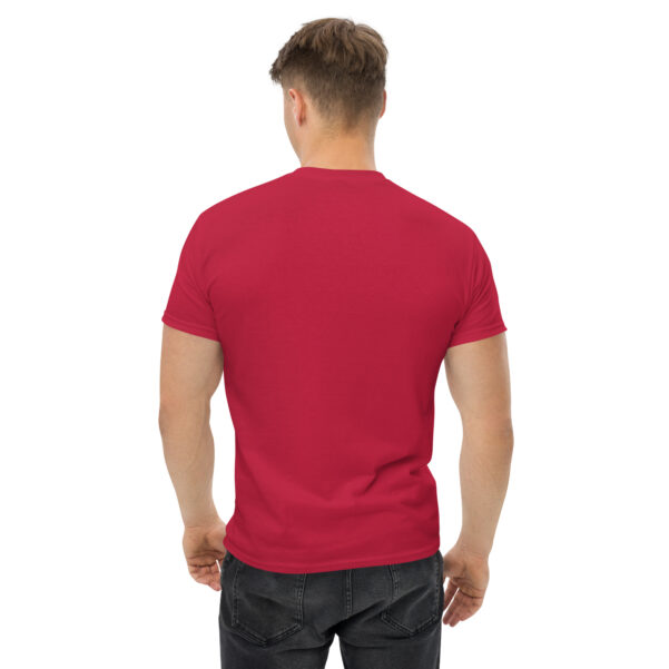 Camiseta roja de algodón clásica unisex