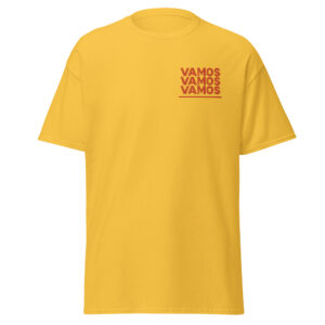 Camiseta amarilla de algodón - Camiseta VAMOS clásica unisex