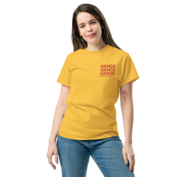 Camiseta amarilla de algodón - Camiseta VAMOS clásica unisex