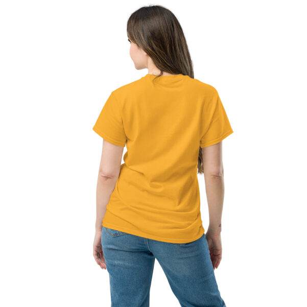 Camiseta amarilla de algodón clásica unisex