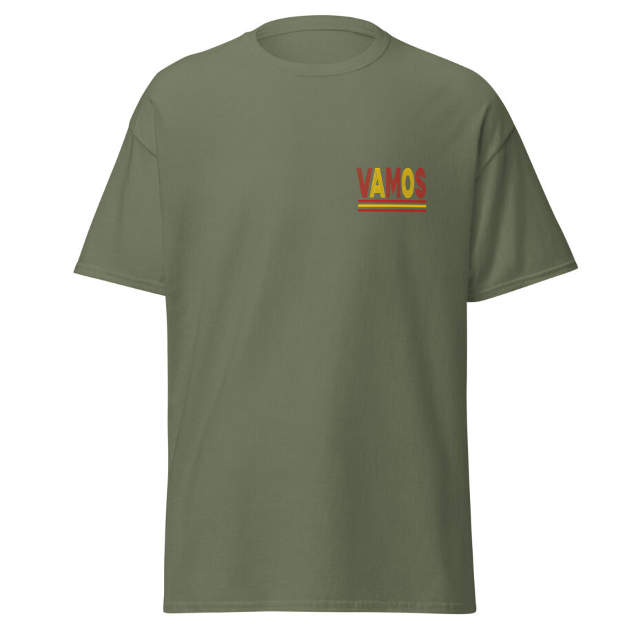 Camiseta VAMOS unisex Inspiración en los colores de la bandera española