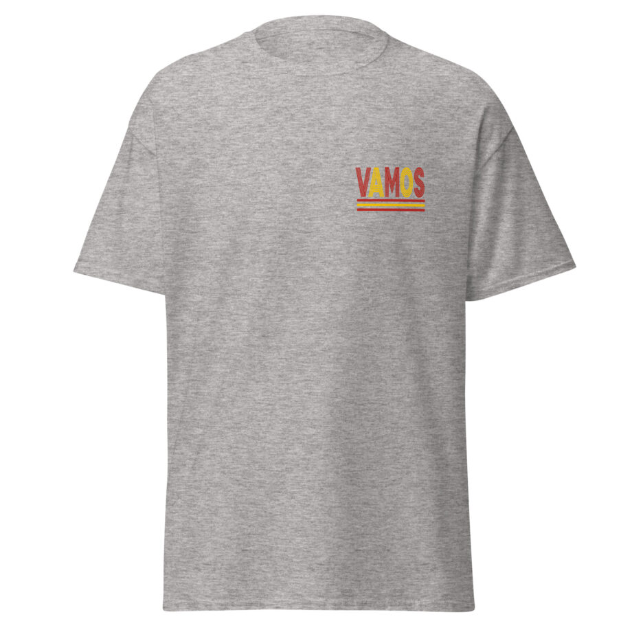 Camiseta VAMOS unisex Inspiración en los colores de la bandera española