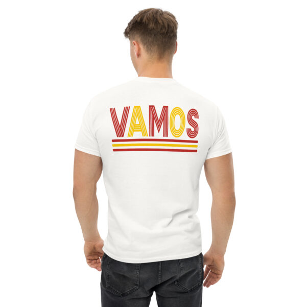 Camiseta blanca de  algodón  Vamos clásica unisex