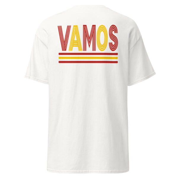 Camiseta blanca de  algodón  Vamos clásica unisex