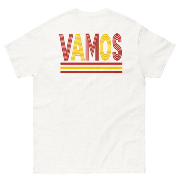 Camiseta blanca de  algodón  Vamos clásica unisex