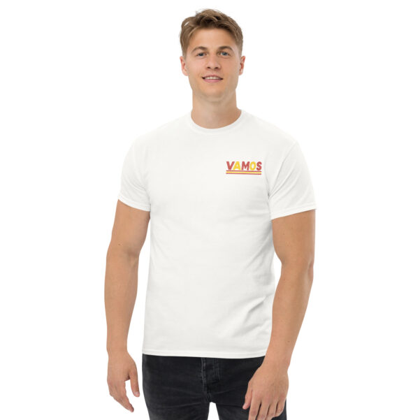Camiseta blanca de  algodón  Vamos clásica unisex
