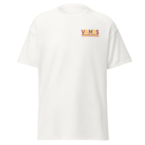 Camiseta blanca de  algodón  Vamos clásica unisex