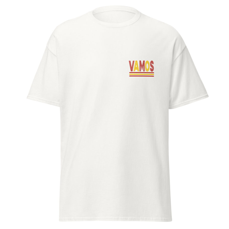 Camiseta VAMOS unisex Inspiración en los colores de la bandera española