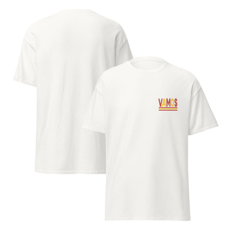 Camiseta VAMOS unisex Inspiración en los colores de la bandera española